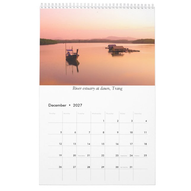 Kalender Thailand Solnedgång och soluppgång (Dec 2027)