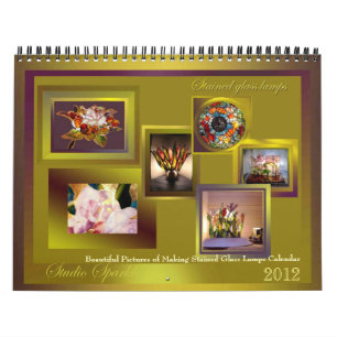 Kalender utmärkt 2012 för danandemålat glasslam