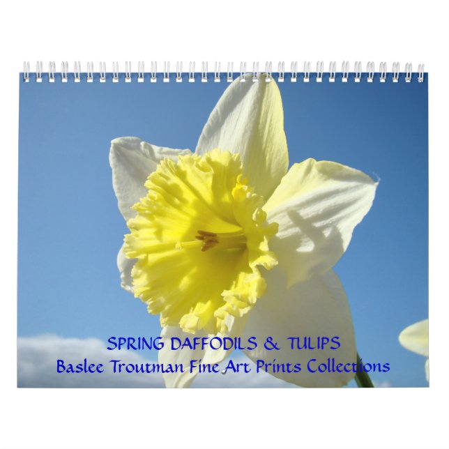 KALENDER VÅR Kalendrar Narcisser Tulpaner Blommig (Omslag)