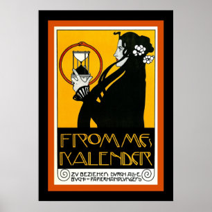 Kalender ~ Vintage Reklam från Fromme Poster