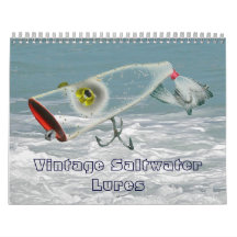 Kalender - Vintage Saltwater Fishing Lures #2