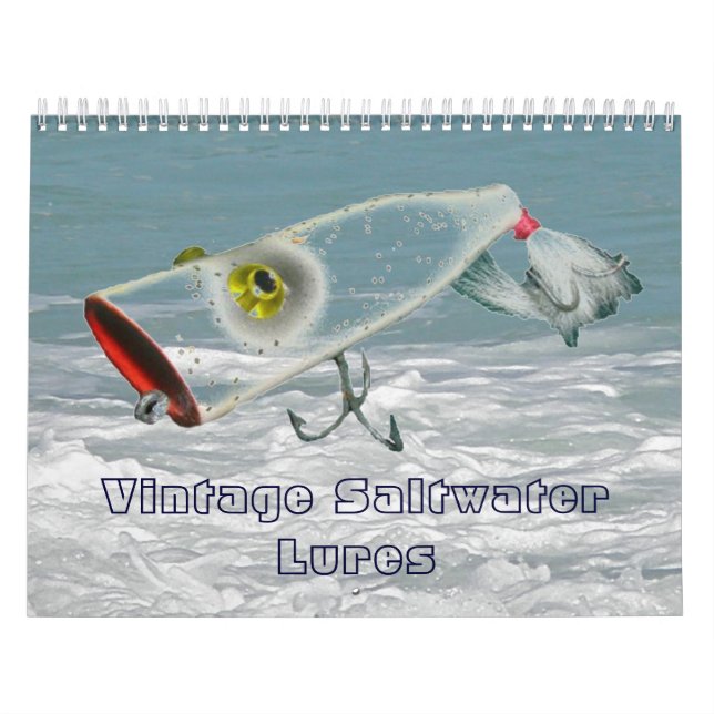 Kalender - Vintage Saltwater Fishing Lures #2 (Omslag)