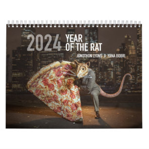 Kalenderåret Råtta 2024 Kalender