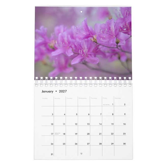 Kalenderblommor Kalender (Jan 2027)