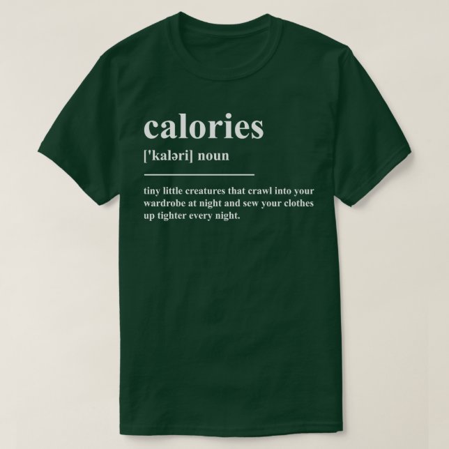 Kalenderdefinition T Shirt (Design framsida)
