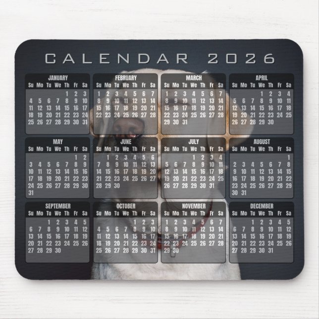 Kalenderfoto 2026 musknapp musmatta (Framsidan)