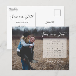 Kalenderfoto Spara datuminbjudan Vykort