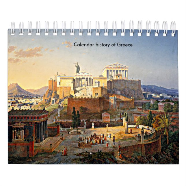 kalenderhistoria av greece kalender (Omslag)