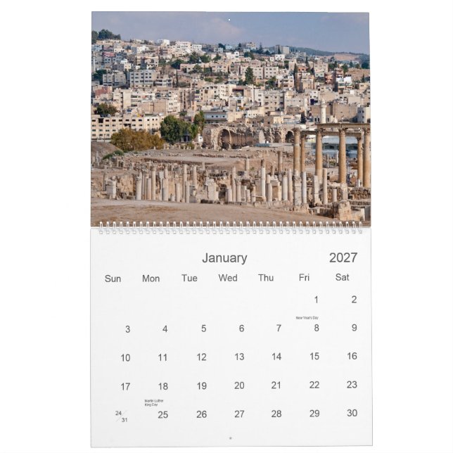KalenderJordanien 2016 Kalender (Jan 2027)