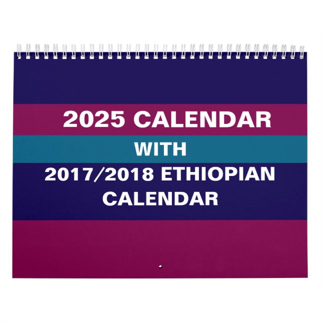 Kalenderkonverterare för 2025 i Etiopien Kalender (Omslag)
