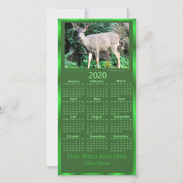 Kalenderkort 2020 julkort (Framsida)