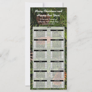 Kalenderkort för anpassningsbar Helgdag PR 2014