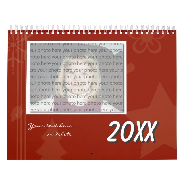 Kalendermall för Anpassade-familjen Kalender (Omslag)