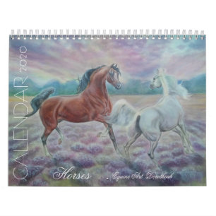 KALENDERN 2020 - HÄSTAR - ART DOROTHEAH KALENDER