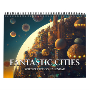 Kalendern 2026 för städer i Science fiction Kalender