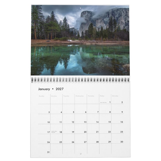 Kalendern för 2014 den olika bilder kalender (Jan 2027)