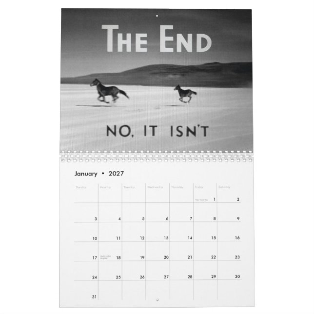 Kalendern för avsluta 2012 kalender (Jan 2027)
