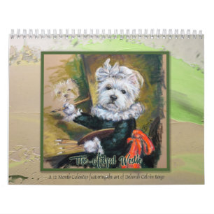 Kalendern för det artliga Westie från Borgo Kalender