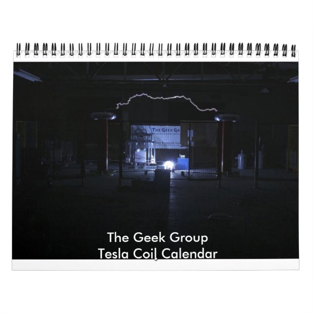 Kalendern för GeekgruppTesla spole Kalender (Omslag)