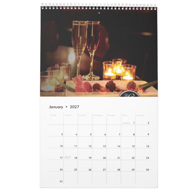 Kalendern för LIQ New York 2012 Kalender (Jan 2027)
