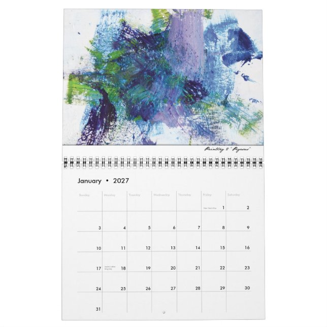 Kalendern för målning 2011 kalender (Jan 2027)