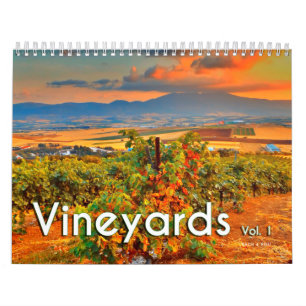 Kalendern för Vin-väggen - Vinodlingar, Vol.1 Kalender