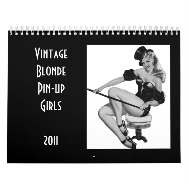 Kalenderns Vintage Blonde Pin-up Girls 2011 Kalender (Omslag)
