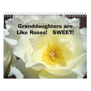 Kalenderpresent till sondotter är som söt rosa kalender