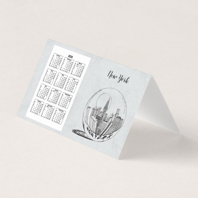 Kalenderresa, Fullt 2020 Kort (Framsida)