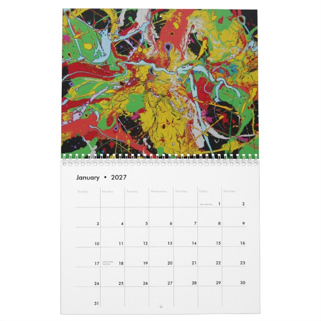 Kalenderstråle Paul Kalender (Jan 2027)