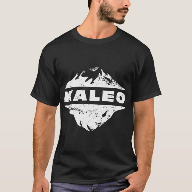 Kaleo Glacier Logotyp T Shirt (Framsida)