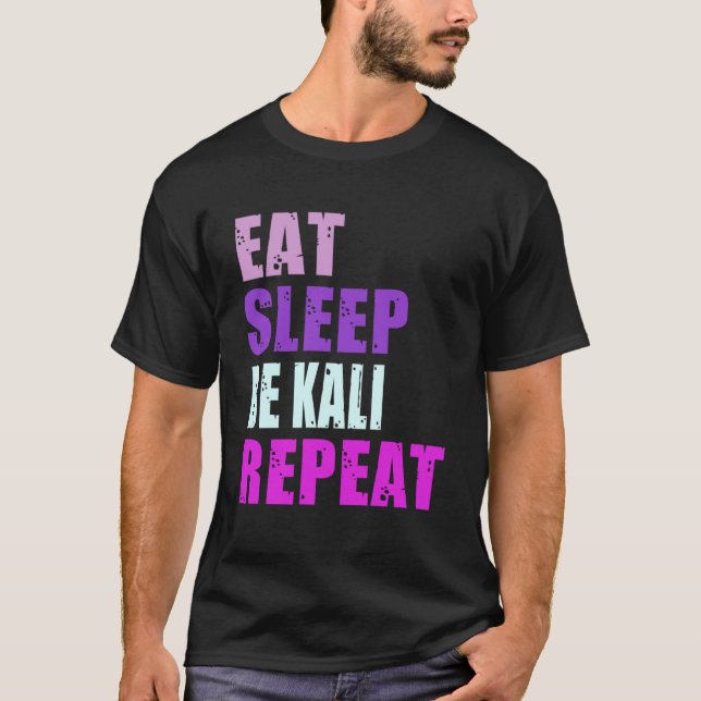 Kali Eat - viloläge Upprepa Kali T Shirt (Framsida)