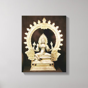Kali från Vijayanagar Canvastryck