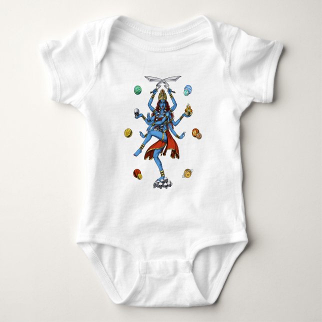 Kali Hindu Goddess T Shirt (Framsida)