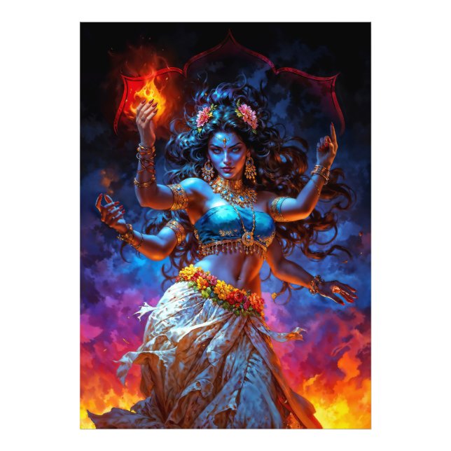 Kali i dans fototryck (Framsidan)