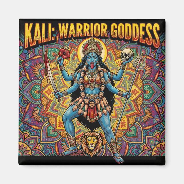 Kali krigargudinna magnet (Framsidan)