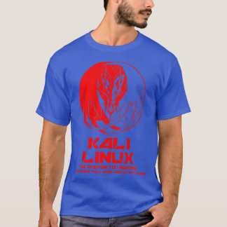Kali Linu med Dragon och Slogan T Shirt