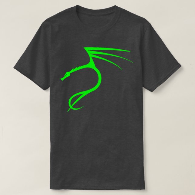 Kali linux Grönt T Shirt (Design framsida)