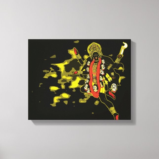 Kali Mörken Goddess Canvastryck (Framsida)