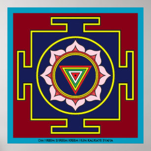 Kali Puja Yantra Poster