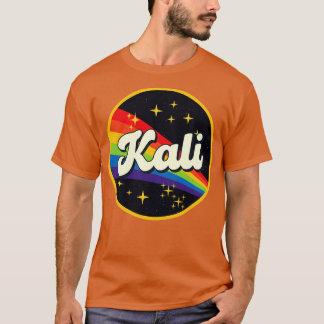 Kali Rainbow in Space Vintage Stil T Shirt