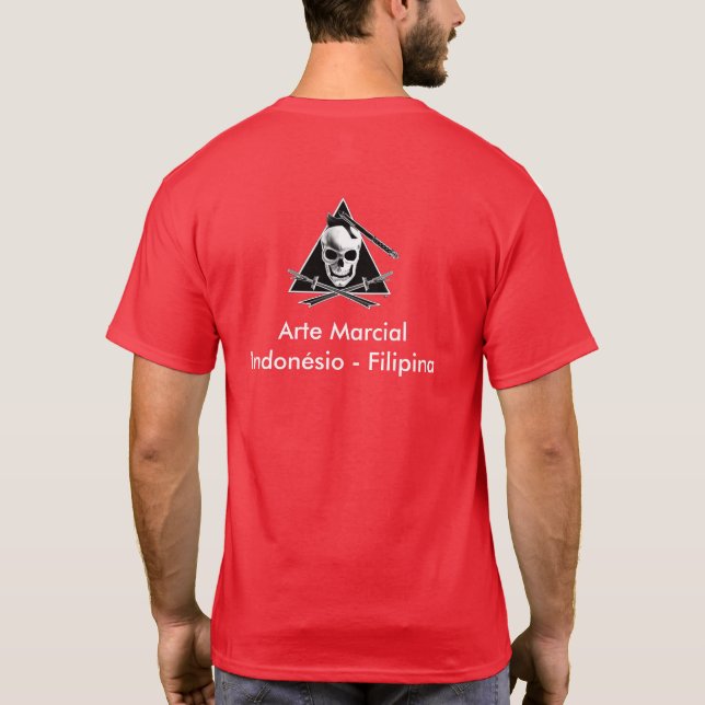 Kali Silat - Arte Marcial Indonésio FIlipina Tee Shirt (Baksida)