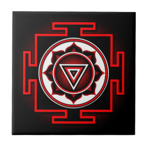 Kali Yantra Kakelplatta
