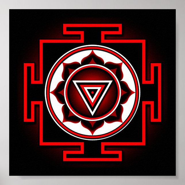 Kali Yantra Poster (Framsidan)