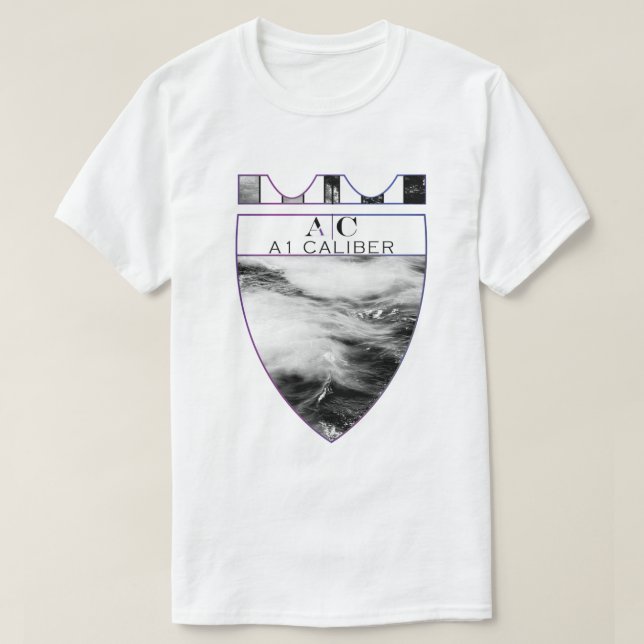 Kalibern A1 vinkar Tee (Design framsida)