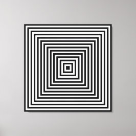 Kalidascope svart, vitt rum canvastryck