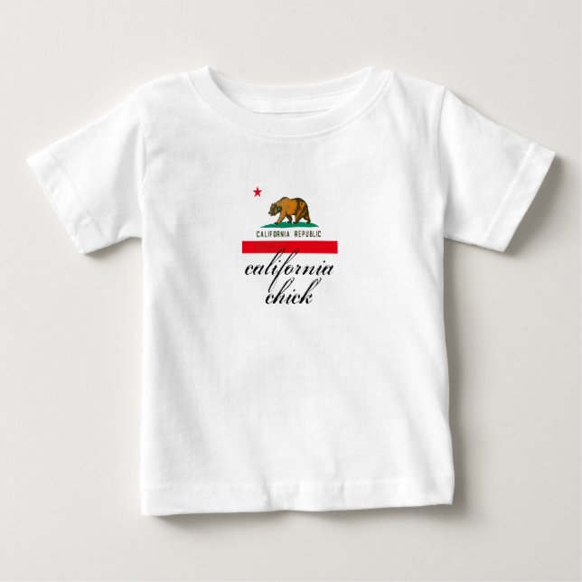 kalifornia-chick + flagga t shirt (Framsida)