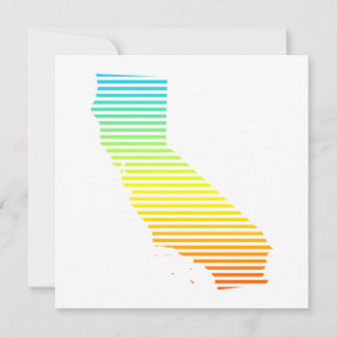 Kalifornia-fyllning Inbjudningar
