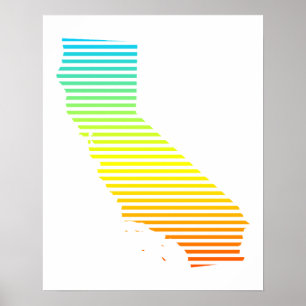 Kalifornia-fyllning Poster