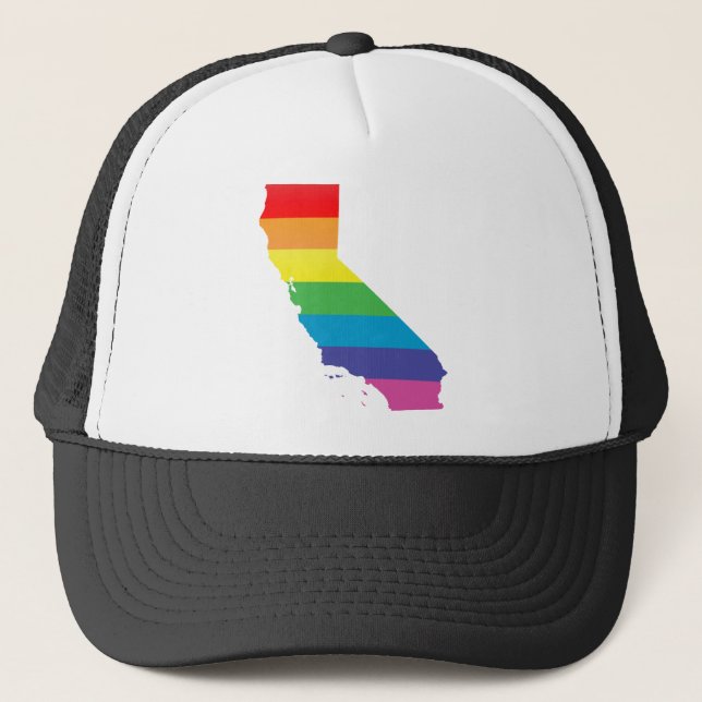 Kalifornia-pridet. Truckerkeps (Framsida)